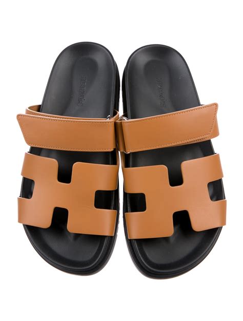 hermes sandals with strap.